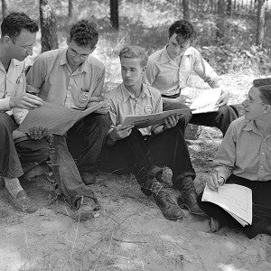 George Crumb in Homer Keller's composition class at the National Music Camp in 1947