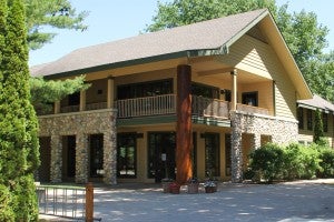 The Writing House exterior shot on a sunny day interlochen center for the arts