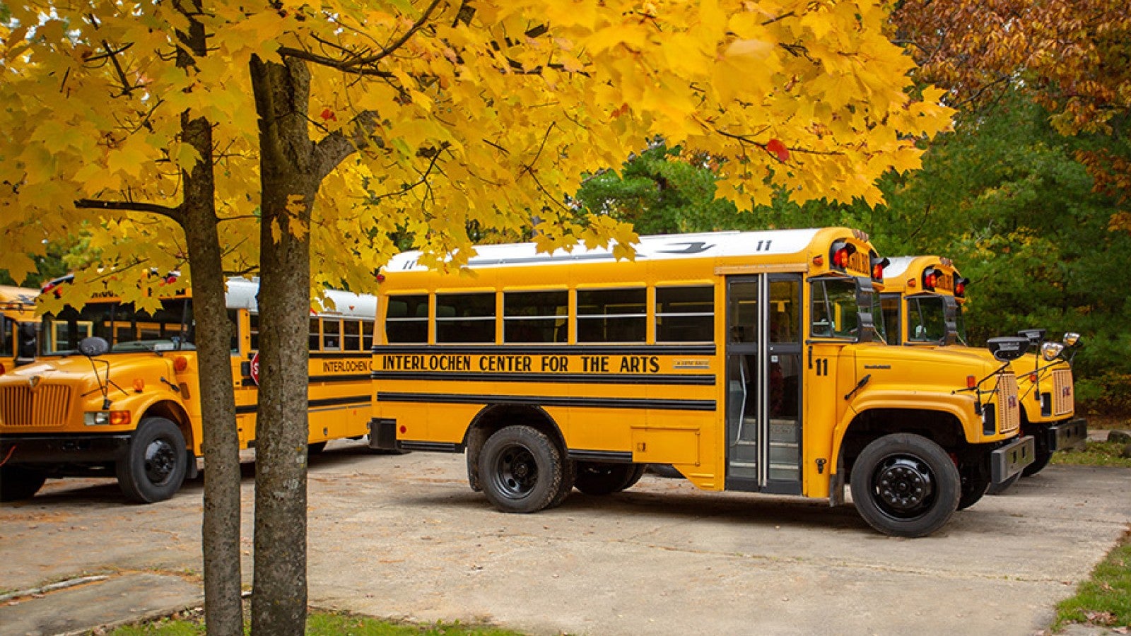 Interlochen Center for the Arts school buses