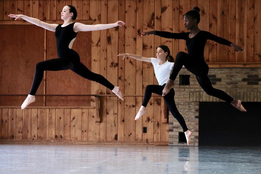 junior dancers at interlochen arts camp