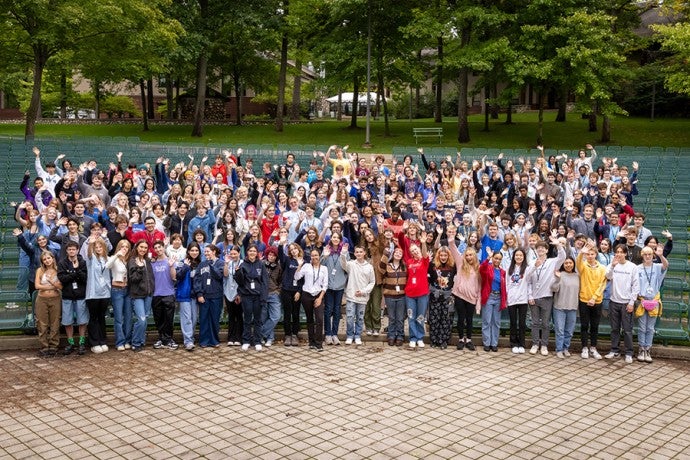 The 2023-24 Interlochen Arts Academy student body