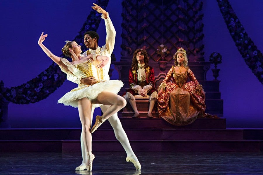 Derek Brockington in Sleeping Beauty at Interlochen Arts Academy.