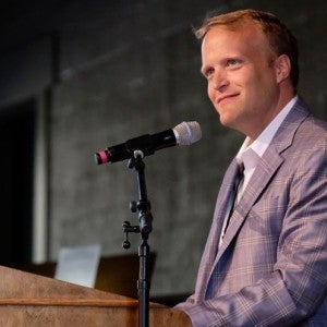 President Trey Devey at First Gathering 2019