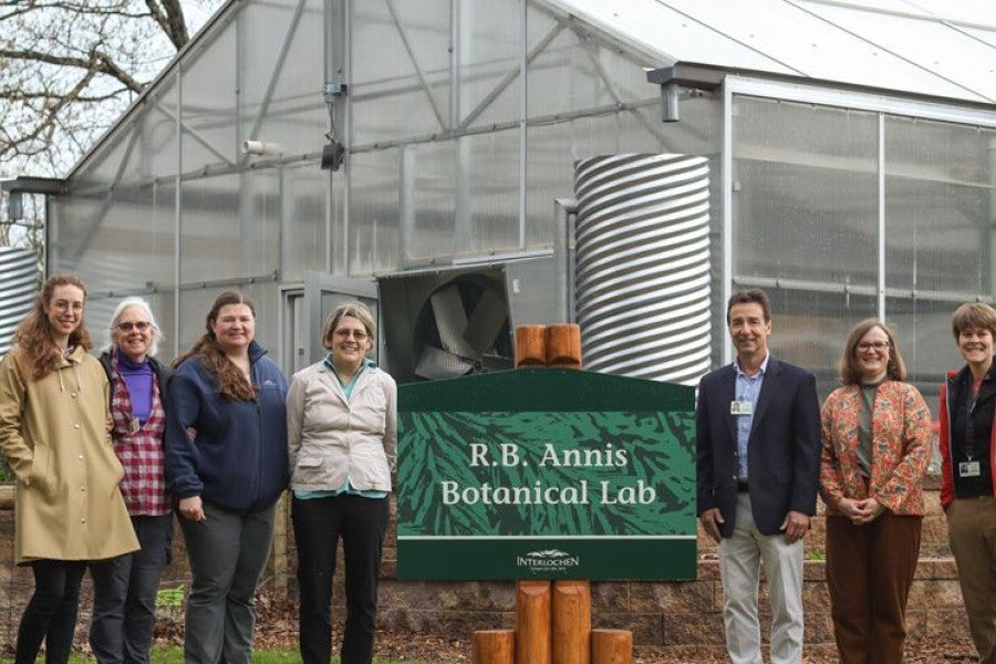 Interlochen's Green Team with representatives of the Michigan Department of Education.