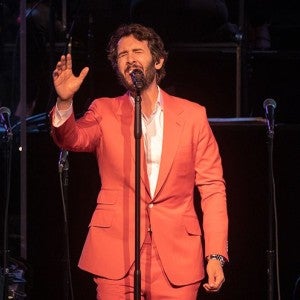 Josh Groban on stage at Kresge Auditorium on June 8, 2019.