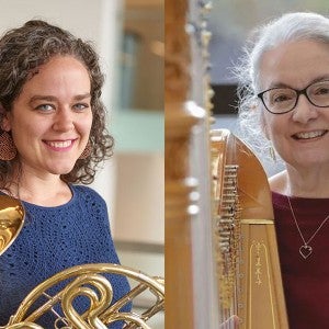 Dr. Lauren Hunt and Joan Holland