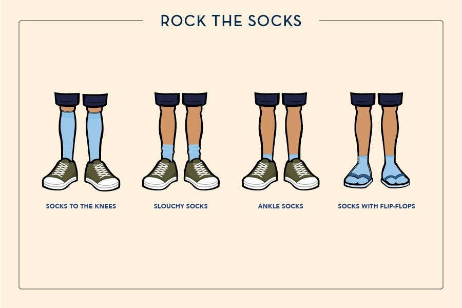 Interlochen Arts Camp rock the socks graphic