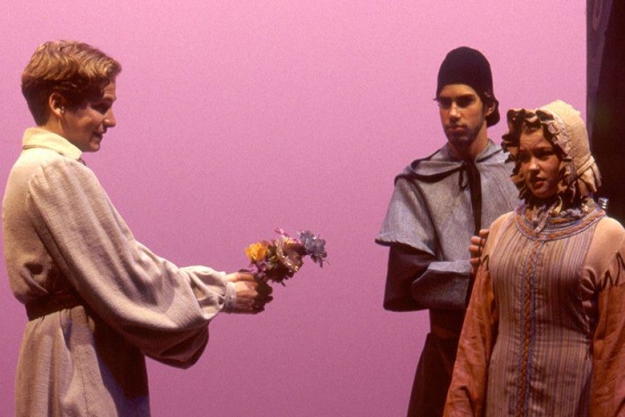 Ryan Spahn in a production at Interlochen Arts Academy