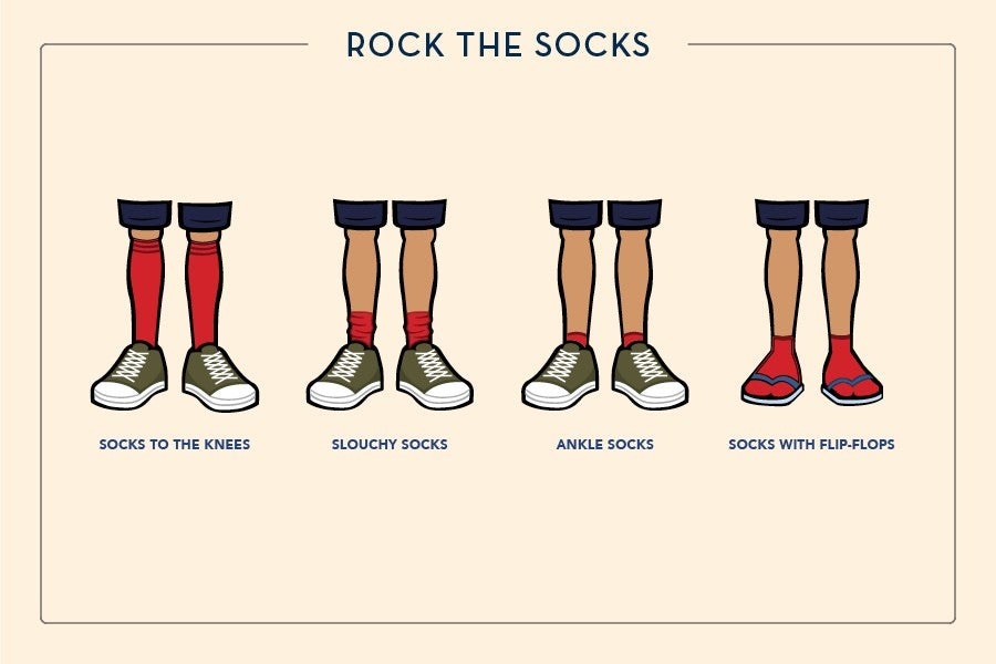 Interlochen Arts Camp socks for Intermediate students