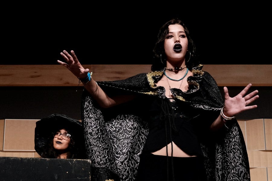 Voice opera students perform during Interlochen Arts Academy recital