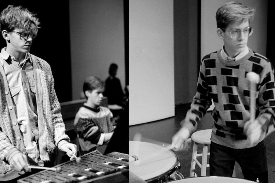 Matthew Duvall as a student at Interlochen Arts Academy.