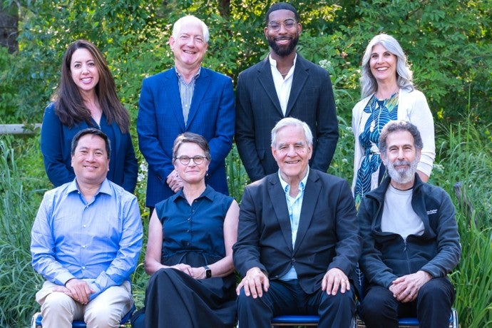 Dara Levan, Dean Schramm, Jeff Tribble Jr., Ana Papakhian, Doug Hsieh, Sarah Harding, Ken Fischer, and Dr. Barrett J. Rollins