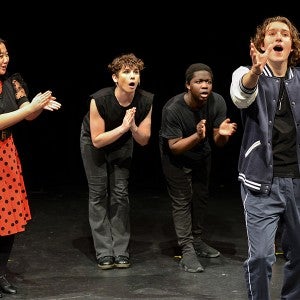 Interlochen Arts Academy theatre students perform their original work, The Prōcess.