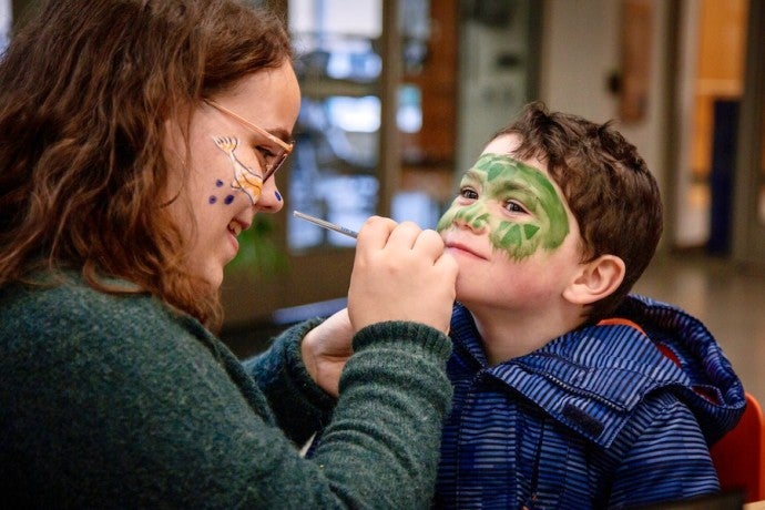 Winterlochen face painting